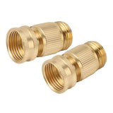 2PCS Water Hose Quick Connector Brass 3/4 Inch Male and Female Garden Hose Fitting Adapter for Repair In Australia - Darrahopens