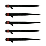 100pcs Drip Emitters 360 Degree Adjustable Water Flow Drippers Sprayer for Patio Lawn Bed Watering System 13cm / 5.1in Red In Australia - Darrahopens