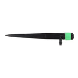 100pcs Drip Emitters 360 Degree Adjustable Water Flow Drippers Sprayer for Patio Lawn Bed Watering System 13cm / 5.1in Green