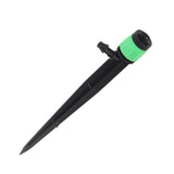 100pcs Drip Emitters 360 Degree Adjustable Water Flow Drippers Sprayer for Patio Lawn Bed Watering System 13cm / 5.1in Green