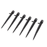 100pcs Drip Emitters 360 Degree Adjustable Water Flow Drippers Sprayer for Patio Lawn Bed Watering System 13cm / 5.1in Black In Australia - Darrahopens
