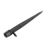 100pcs Drip Emitters 360 Degree Adjustable Water Flow Drippers Sprayer for Patio Lawn Bed Watering System 13cm / 5.1in Black