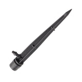 100pcs Drip Emitters 360 Degree Adjustable Water Flow Drippers Sprayer for Patio Lawn Bed Watering System 13cm / 5.1in Black