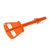 Butt Out Tool Plastic Hunters Butt Out Tool for Deer Large Livestock Anal Cleaning Orange