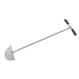 Manual Lawn Edger with Saw Tooth Blade Half Moon Edger Lawn Tool with T Grip Handle for Cleaning Edges Along Sidewalks In Australia - Darrahopens
