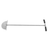 Manual Lawn Edger with Saw Tooth Blade Half Moon Edger Lawn Tool with T Grip Handle for Cleaning Edges Along Sidewalks In Australia - Darrahopens