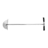 Manual Lawn Edger with Saw Tooth Blade Half Moon Edger Lawn Tool with T Grip Handle for Cleaning Edges Along Sidewalks In Australia - Darrahopens