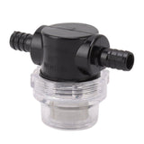 Water Pump Strainer ABS G1/4 Pump Twist On Strainer Irrigation Pipeline Filter for RV Marine Boat Lawn