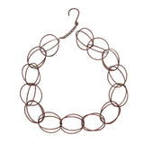 Metal Rain Chain Drainage Function Decorative Ring Wind Chime with Hook for Home Balcony Patio In Australia - Darrahopens