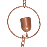 Hanging Rain Chime Metal Beautiful Sound Decorative Bell Shaped Rain Chain for Gutter Drainage