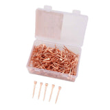 250Pcs Horseshoe Nails Copper Plated Rustproof Equestrian Riding Equipment Pet Supplies 45mm E3 In Australia - Darrahopens