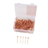 250Pcs Horseshoe Nails Copper Plated Rustproof Equestrian Riding Equipment Pet Supplies 47.5mm E4 In Australia - Darrahopens