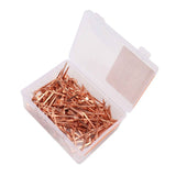 250Pcs Horseshoe Nails Copper Plated Rustproof Equestrian Riding Equipment Pet Supplies 47.5mm E4 In Australia - Darrahopens