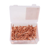250Pcs Horseshoe Nails Copper Plated Rustproof Equestrian Riding Equipment Pet Supplies 47.5mm E4 In Australia - Darrahopens