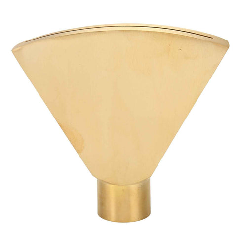 Fan Shaped Fountain Nozzle G1 Inch Brass Flat Head Spray Nozzle Fountain Sprinkler Head for Garden Pool Pond Landscaping In Australia - Darrahopens