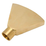 Fan Shaped Fountain Nozzle G1 Inch Brass Flat Head Spray Nozzle Fountain Sprinkler Head for Garden Pool Pond Landscaping In Australia - Darrahopens