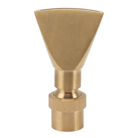 Fan Shaped Fountain Nozzle Copper Adjustable Uniform Water Spray Fan Shaped Fountain Spray Head for Park G1in In Australia - Darrahopens