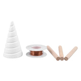 Electro Culture Gardening Copper Wire Stakes Fibonacci Coil Winding Jig for Electroculture Gardening Growing Garden Plants Vegetables In Australia - Darrahopens