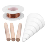 Electro Culture Gardening Copper Wire Stakes Fibonacci Coil Winding Jig for Electroculture Gardening Growing Garden Plants Vegetables In Australia - Darrahopens
