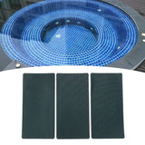 3 PCS Pool Patch Repair Kit Green PP Self Adhesive Pool Cover Patch Repair Kit for Swimming Pool S 4x8in