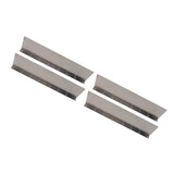4 Pack Rainwater Valley Gutter Aluminium Rainwater Diverter Splashing Guard with 32 Screws for Roof