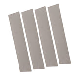 4 Pack Rainwater Valley Gutter Aluminium Rainwater Diverter Splashing Guard with 32 Screws for Roof