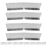 4pcs Gutter Valley Splash Guards Aluminum Rain Gutter Valley Roofing Gutter Guards Or House Shingle Roofs Corner In Australia - Darrahopens