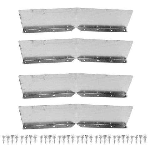 4pcs Gutter Valley Splash Guards Aluminum Rain Gutter Valley Roofing Gutter Guards Or House Shingle Roofs Corner In Australia - Darrahopens