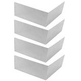 4pcs Gutter Valley Splash Guards Aluminum Rain Gutter Valley Roofing Gutter Guards Or House Shingle Roofs Corner In Australia - Darrahopens