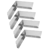 4pcs Gutter Valley Splash Guards Aluminum Rain Gutter Valley Roofing Gutter Guards Or House Shingle Roofs Corner In Australia - Darrahopens