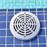 Round Main Drain Cover 203mm Durable ABS Floor Drain Cover for Swimming Pool Waterpark