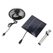 20W Solar Panel Fan Portable Solar Panel Powered USB Fan with Bracket for Camping Fishing Travel In Australia - Darrahopens