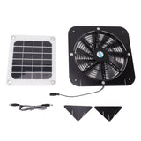 Solar Exhaust Fan 100W Solar Panel with 13.5inch Fan Waterproof Solar Panel Cooling Fan Ventilation Fan for Pet House In Australia - Darrahopens