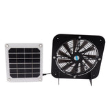 Solar Exhaust Fan 100W Solar Panel with 13.5inch Fan Waterproof Solar Panel Cooling Fan Ventilation Fan for Pet House In Australia - Darrahopens
