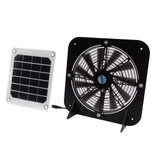 Solar Exhaust Fan 100W Solar Panel with 13.5inch Fan Waterproof Solar Panel Cooling Fan Ventilation Fan for Pet House In Australia - Darrahopens