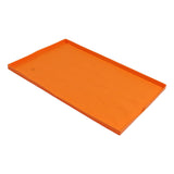 Grill Mat Silicone Blackstone Griddle Top Cover Anti Sticky Grill Protective Cover Mat 22inch Orabge