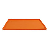 Grill Mat Silicone Blackstone Griddle Top Cover Anti Sticky Grill Protective Cover Mat 22inch Orabge