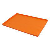 Grill Mat Silicone Blackstone Griddle Top Cover Anti Sticky Grill Protective Cover Mat 22inch Orabge