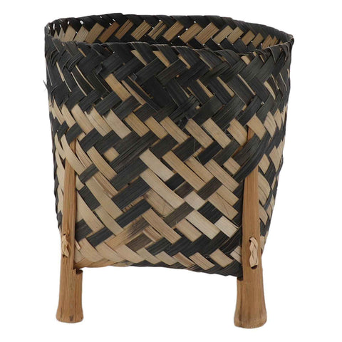 Plant Basket Northern Europe Style Bamboo Weaving Plant Pot Handwoven Indoor Outdoor Storage Organizer Plant Holder In Australia - Darrahopens