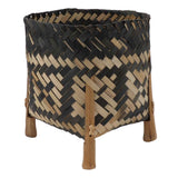 Plant Basket Northern Europe Style Bamboo Weaving Plant Pot Handwoven Indoor Outdoor Storage Organizer Plant Holder In Australia - Darrahopens