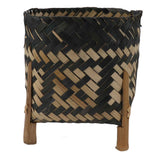 Plant Basket Northern Europe Style Bamboo Weaving Plant Pot Handwoven Indoor Outdoor Storage Organizer Plant Holder In Australia - Darrahopens