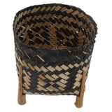Plant Basket Northern Europe Style Bamboo Weaving Plant Pot Handwoven Indoor Outdoor Storage Organizer Plant Holder In Australia - Darrahopens