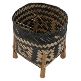Plant Basket Northern Europe Style Bamboo Weaving Plant Pot Handwoven Indoor Outdoor Storage Organizer Plant Holder In Australia - Darrahopens