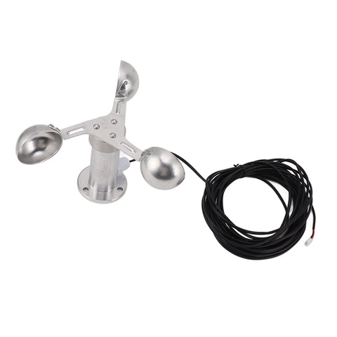 Aluminium Alloy Anemometers Wind Speed Monitoring Sensor 3 Cups Wind Speed Sensor Anemometer 0‑3.8V In Australia - Darrahopens