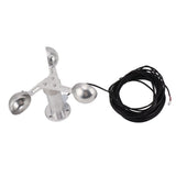 Aluminium Alloy Anemometers Wind Speed Monitoring Sensor 3 Cups Wind Speed Sensor Anemometer 0‑3.8V In Australia - Darrahopens