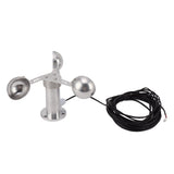 Aluminium Alloy Anemometers Wind Speed Monitoring Sensor 3 Cups Wind Speed Sensor Anemometer 0‑3.8V In Australia - Darrahopens