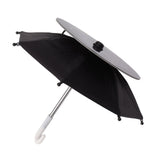 10W Solar Panel Phone Umbrella Rain Protection Phone Stand Charging Umbrella for Motorcycle