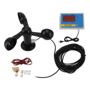 Tower Crane Anemometer Wind Speed Alarm USB 3 Fan Blades Accurate Aluminium Alloy Power Failure Memory Wind Anemometer 220V In Australia - Darrahopens