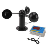 Tower Crane Anemometer Wind Speed Alarm USB 3 Fan Blades Accurate Aluminium Alloy Power Failure Memory Wind Anemometer 220V In Australia - Darrahopens