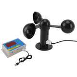 Tower Crane Anemometer Wind Speed Alarm USB 3 Fan Blades Accurate Aluminium Alloy Power Failure Memory Wind Anemometer 220V In Australia - Darrahopens
